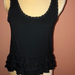 Hollister size small ruffled tank top